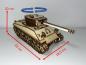 Preview: M4 Sherman Panzer als 3D Großmodell - Abmessungen